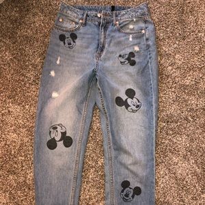 Mickey Mouse jeans!